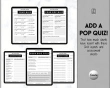 Load image into Gallery viewer, 60+ WORKSHEET Template Bundle! Canva Workbook Templates, eBook, Lead Magnet, Coaches, Opt In, Charts, Checklists, Planners, Webinar, Challenges | Lovelo Mono
