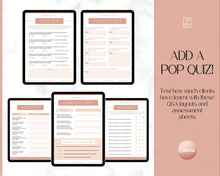 Load image into Gallery viewer, 60+ WORKSHEET Template Bundle! Canva Workbook Templates, eBook, Lead Magnet, Coaches, Opt In, Charts, Checklists, Planners, Webinar, Challenges | Natural Brown
