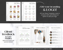 Load image into Gallery viewer, Line Sheet Template, Wholesale Catalog, Editable Wholesale Template, Product Sales Sheet, Price List Template, Canva Linesheet Catalogue | Luxury
