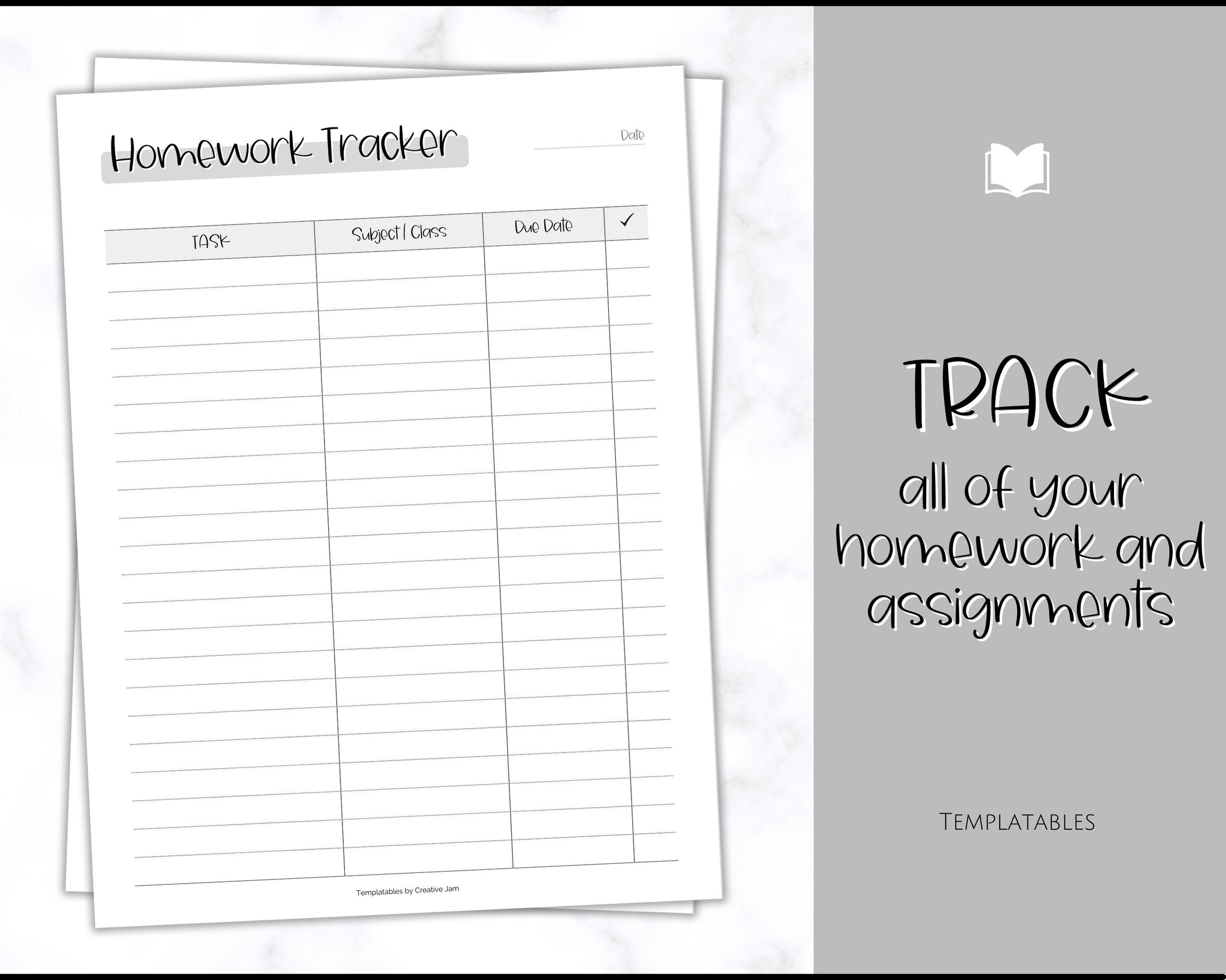 Homework Tracker & School Assignment Planner | Mono