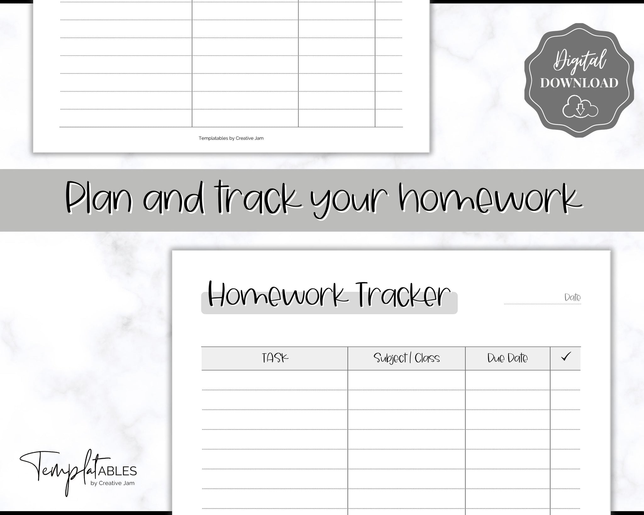 Homework Tracker & School Assignment Planner | Mono