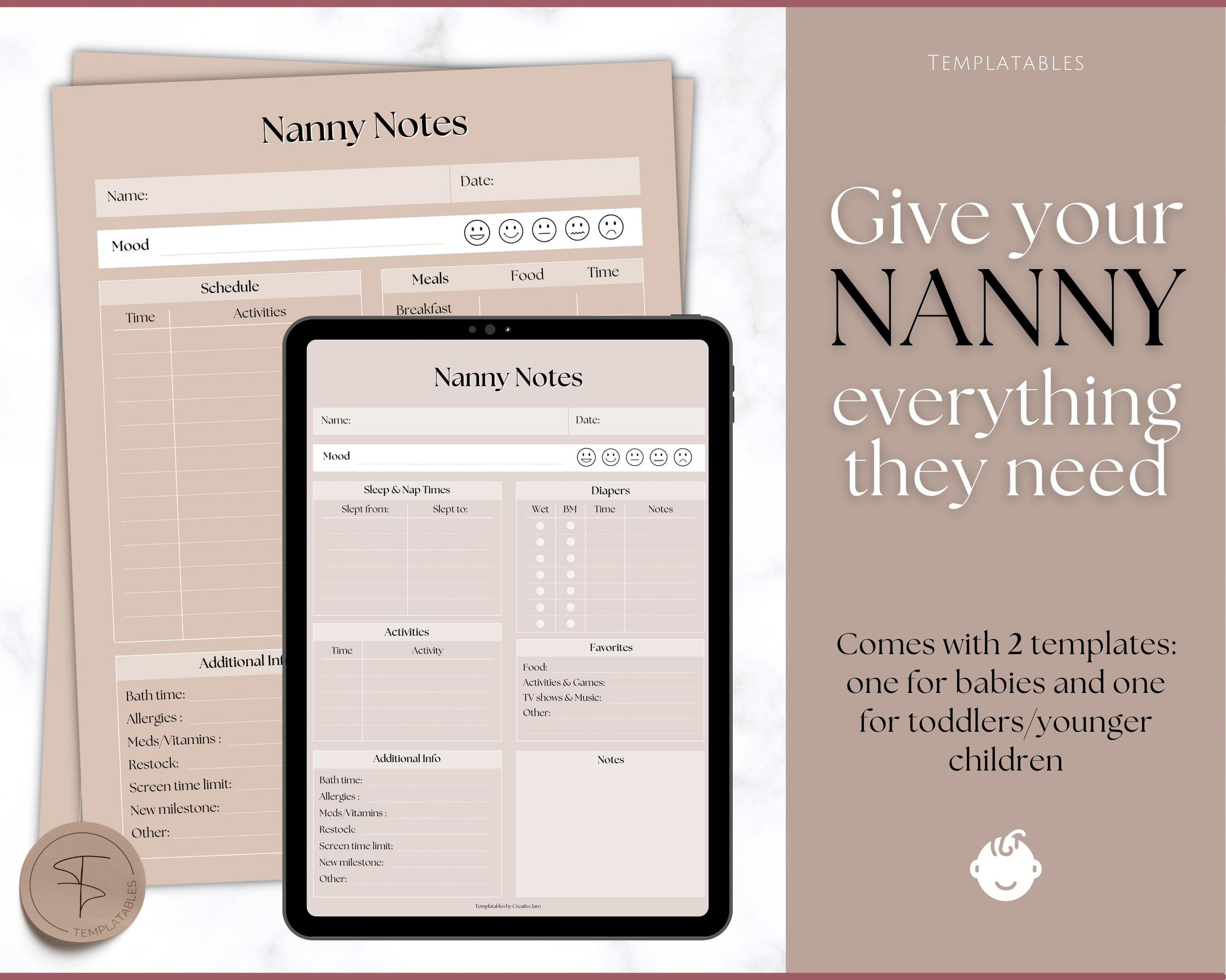 Nanny Schedule Report Template For Baby Babysitter Hiring Guide nanny-schedule-report-template-for-baby-babysitter-hiring-guide