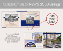 Load image into Gallery viewer, 65 REALTOR Facebook Post Templates. Real Estate Facebook Templates. Editable Canva Template Pack. Marketing Graphics, Social Media Posts
