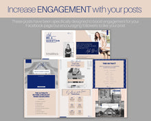 Load image into Gallery viewer, 65 REALTOR Facebook Post Templates. Real Estate Facebook Templates. Editable Canva Template Pack. Marketing Graphics, Social Media Posts
