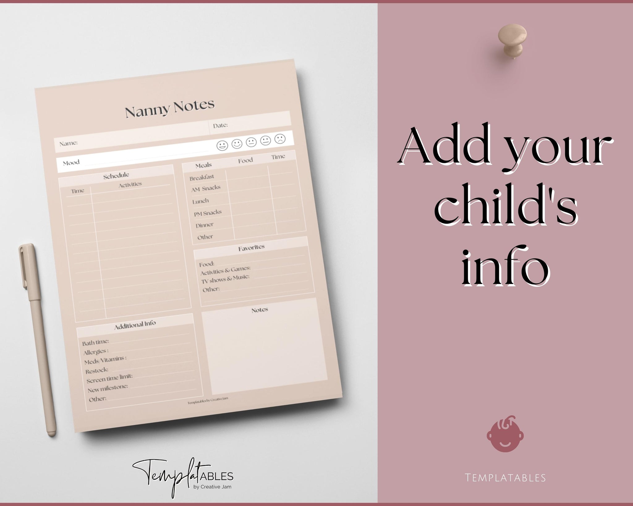 Nanny Schedule Report Template For Baby Babysitter Hiring Guide nanny-schedule-report-template-for-baby-babysitter-hiring-guide