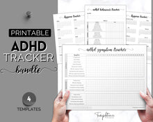 Load image into Gallery viewer, ADHD Symptom Tracker, Behavior &amp; Hygiene Tracker BUNDLE | Swash

