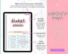Load image into Gallery viewer, UNDATED Digital Budget Planner for GoodNotes | Digital iPad Finance Planner | Colorful Sky
