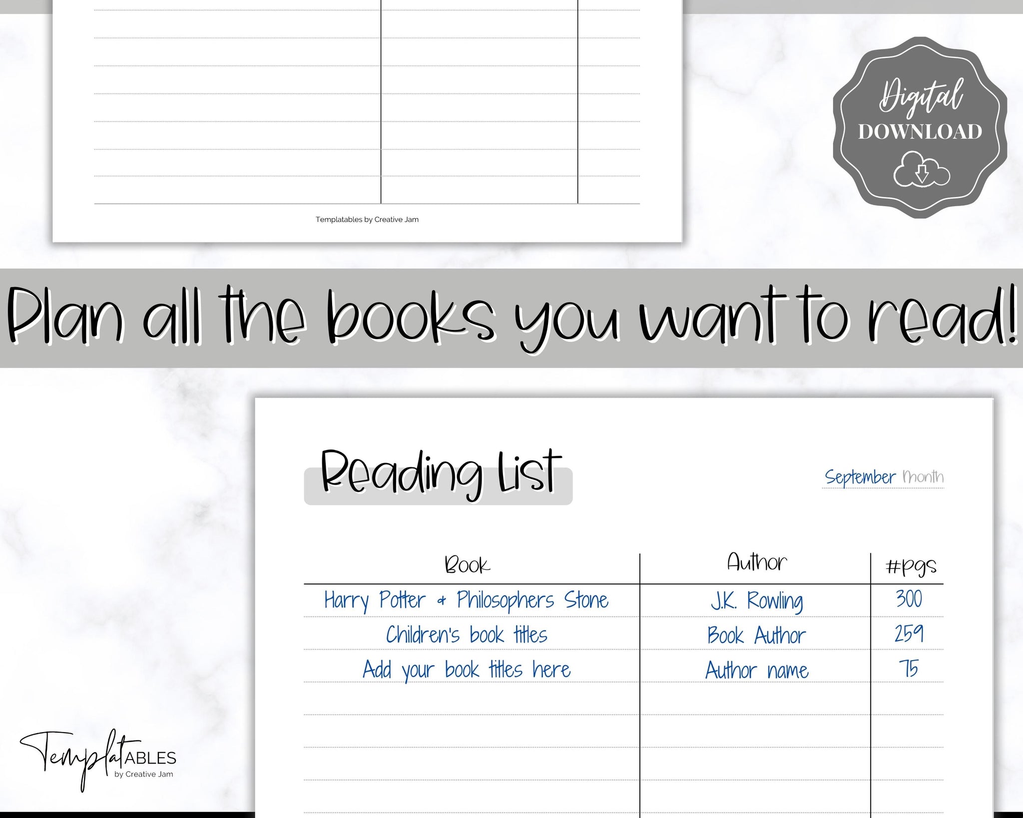 Book Review + Reading Log Printable — On Book Street