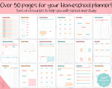 Load image into Gallery viewer, Homeschool Planner Printable | Academic Lesson Planner for Homeschool Teacher | Colorful Sky
