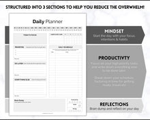 Load image into Gallery viewer, ADHD Daily Planner for Adults - Made for Neurodivergent Brains | Mono
