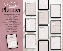 Load image into Gallery viewer, Digital GOAL Planner | GoodNotes Goals Tracker, SMART Goal Setting, Vision Board, UNDATED iPad Goal Journal | Lux
