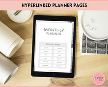 Load image into Gallery viewer, FREE - UNDATED Digital Planner | iPad GoodNotes Monthly &amp; Weekly Journal | Mono
