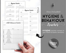Load image into Gallery viewer, ADHD Symptom Tracker, Behavior &amp; Hygiene Tracker BUNDLE | Swash
