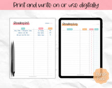 Load image into Gallery viewer, Reading Log Printable for Kids | Reading List, Summer Reading Challenge &amp; Book Tracker | Colorful Sky
