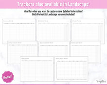 Load image into Gallery viewer, Small Business Planner Printable BUNDLE | Ultimate Business Tracker for Entrepreneur &amp; Business Owners | Brit Pink
