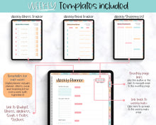 Load image into Gallery viewer, UNDATED Ultimate Digital Life Planner | GoodNotes Digital iPad Fitness, Budget, Wellness, Goals Planner | Colorful Sky
