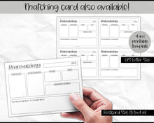 Load image into Gallery viewer, Pharmacology Nursing Template Printable | Pharmacology Study Guide, Notes &amp; Flash Cards | Mono
