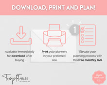 Load image into Gallery viewer, FREE - Bucket List Printable Bundle | Top 100 things to do, Wish List Holiday, Travel and New Year Planner | Pink
