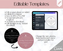 Load image into Gallery viewer, EDITABLE Candle Warning Label Template | Candle Care &amp; Fire Safety Instructions, Round Packaging Label Care Card, Candle Maker Seller | Safira
