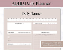 Load image into Gallery viewer, ADHD Daily Planner for Adults - Made for Neurodivergent Brains | Lux
