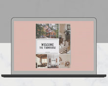 Load and play video in Gallery viewer, Airbnb Welcome Book Template | Editable Canva Welcome Guide for Vacation Rentals | Farmhouse
