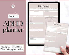Load image into Gallery viewer, ADHD Daily Planner for Adults - Made for Neurodivergent Brains | Lux
