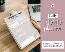 Load image into Gallery viewer, ADHD Daily Planner for Adults - Made for Neurodivergent Brains | Lux
