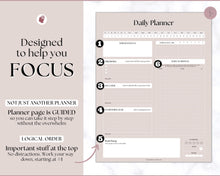 Load image into Gallery viewer, ADHD Daily Planner for Adults - Made for Neurodivergent Brains | Lux
