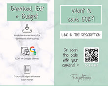 Load image into Gallery viewer, Budget by Paycheck Google Sheets Spreadsheet | Biweekly Zero Based Budget Tracker | Green
