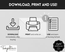 Load image into Gallery viewer, Pharmacology Nursing Template Printable | Pharmacology Study Guide, Notes &amp; Flash Cards | Mono

