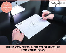 Load image into Gallery viewer, Mind Map Printable Templates | Brain Dump &amp; Brainstorm Study Guide Templates
