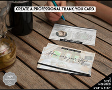 Load image into Gallery viewer, VRBO Thank You Card for Hosts | Editable Welcome Card | Mono
