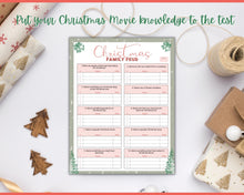 Load image into Gallery viewer, Christmas Family Feud Game | Holiday Xmas Party Game Printables for the Family | Green
