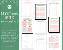 Load image into Gallery viewer, 35pg Christmas Planner Printable | Complete Xmas Holiday Planner &amp; Organizer
