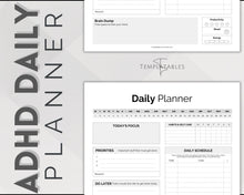 Load image into Gallery viewer, ADHD Daily Planner for Adults - Made for Neurodivergent Brains | Mono
