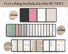 Load image into Gallery viewer, Digital 5 Year Journal | GoodNotes Hyperlinked 365 Day Digital Planner | iPad Diary | Bundle 1
