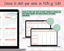 Load image into Gallery viewer, Weekly Hourly Planner Spreadsheet | EDITABLE Google Sheets Daily Schedule, Organizer &amp; To Do List | Red
