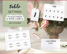 Load image into Gallery viewer, Wine Tasting Kit for Wine Nights, Bachelorette Party, Bridal Shower, Galentine&#39;s &amp; Blind Tasting
