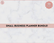 Load and play video in Gallery viewer, Small Business Planner Printable BUNDLE | Ultimate Business Tracker for Entrepreneur &amp; Business Owners | Mono
