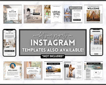 Load image into Gallery viewer, Airbnb Feedback Request Postcard, Editable Airbnb Guest Rating &amp; Review Form, Air bnb Welcome Book, Check Out Signs, VRBO Signage, STR Host - Black
