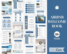 Load image into Gallery viewer, Airbnb Host BUNDLE! Editable Airbnb Signs, Welcome Book Template, Cleaning checklist, Business Tracker Spreadsheet, Air bnb Printables, VRBO | Navy
