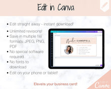 Load image into Gallery viewer, Business Card Template BUNDLE. Logo &amp; photo! Editable Canva Design. Minimalist, Modern, Realtor Marketing, Real Estate, Realty Professional
