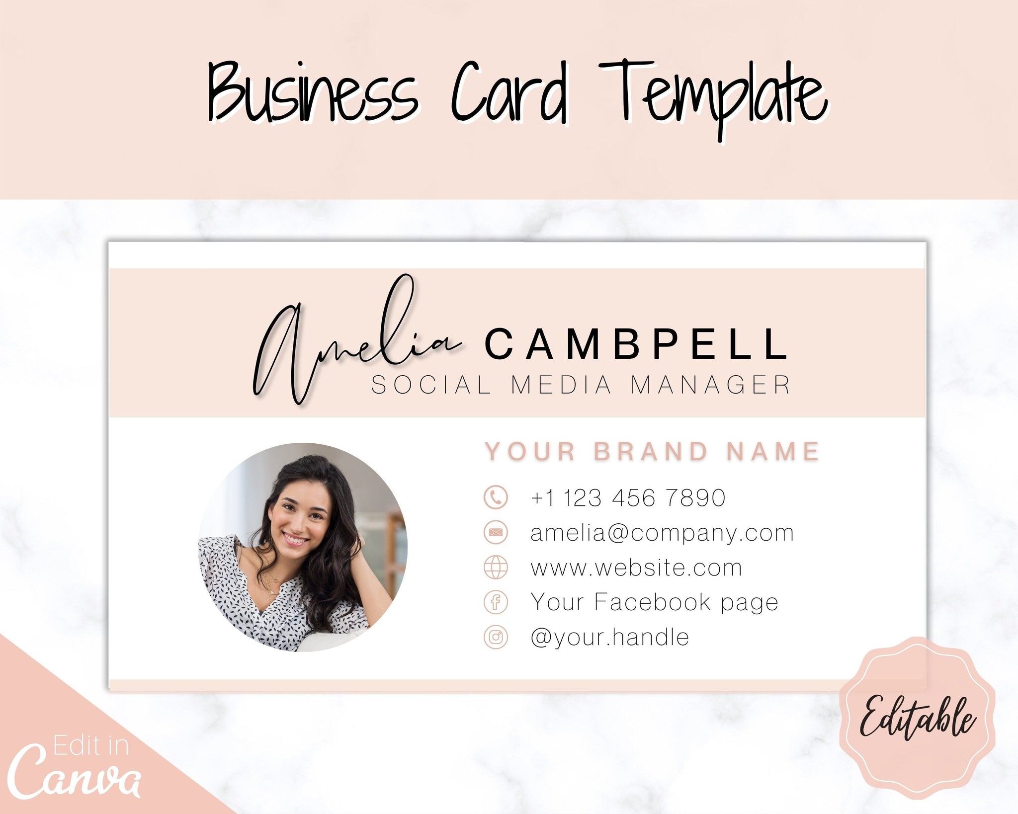 etsy business cards template