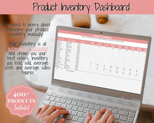 Load image into Gallery viewer, COLOR STREET Business Tracker, Income Expense, Product, Inventory, Nails, Spreadsheet Planner, Colorstreet Mani Stylist | Google Sheets
