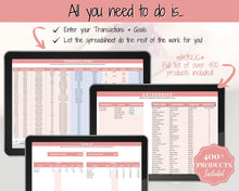 Load image into Gallery viewer, COLOR STREET Business Tracker, Income Expense, Product, Inventory, Nails, Spreadsheet Planner, Colorstreet Mani Stylist | Google Sheets
