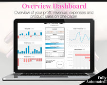 Load image into Gallery viewer, COLOR STREET Business Tracker. Editable Spreadsheet for your Business, Profit Loss, Income Expense, Product, Inventory, Nails, Stylist, Mani | Microsoft Excel
