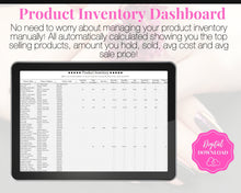 Load image into Gallery viewer, COLOR STREET Business Tracker. Editable Spreadsheet for your Business, Profit Loss, Income Expense, Product, Inventory, Nails, Stylist, Mani | Microsoft Excel
