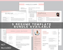 Load image into Gallery viewer, CV TEMPLATE Resume Word. Professional Resume Template. Minimalist Executive. CV template free. Resume Template Bundle. Curriculum Vitae | Style 26

