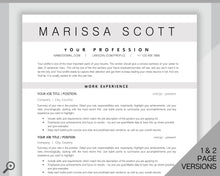 Load image into Gallery viewer, CV TEMPLATE Resume Word. Professional Resume Template. Minimalist Executive. CV template free. Resume Template Bundle. Curriculum Vitae | Style 27

