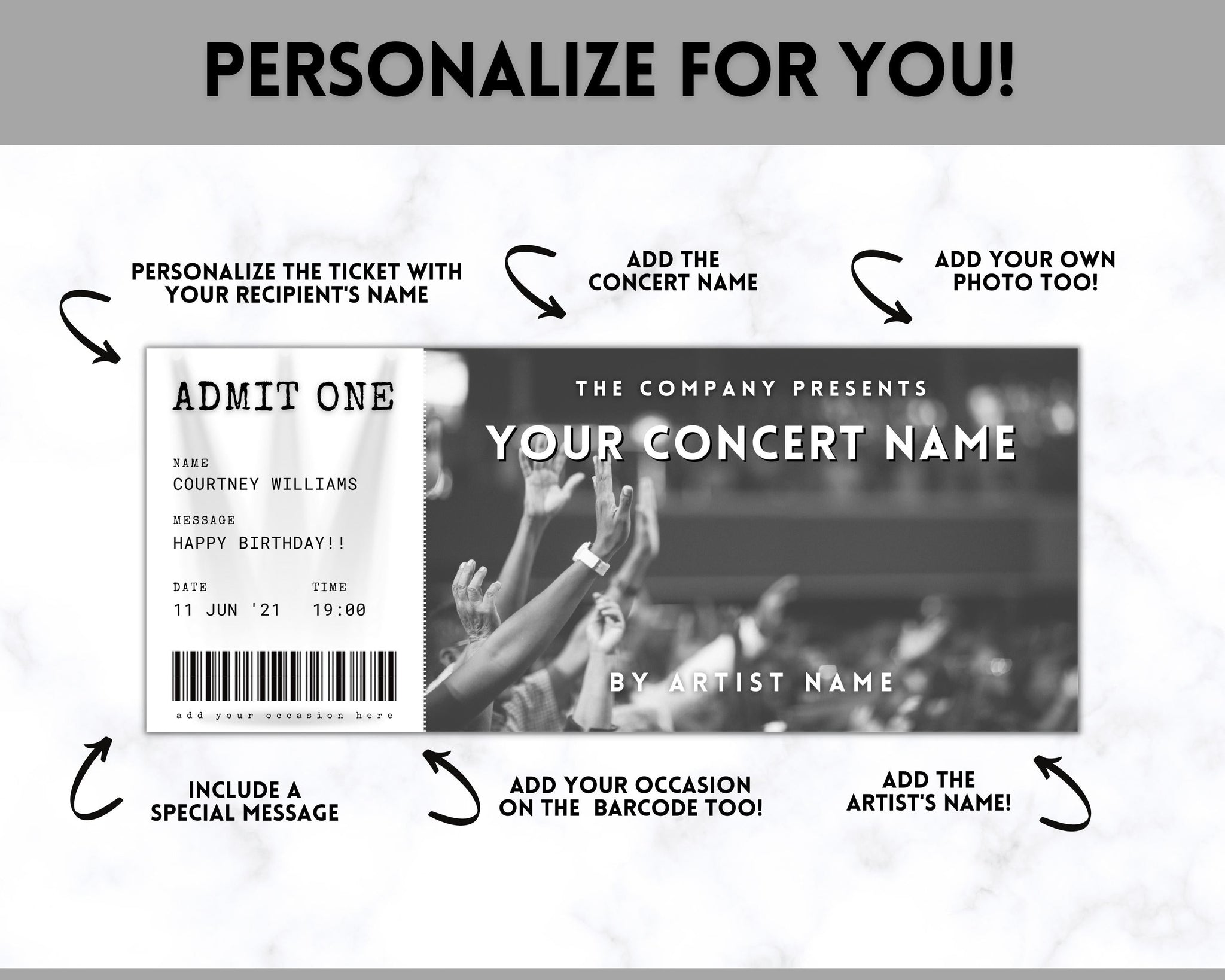 Table One Ticket Ticket Template On Word